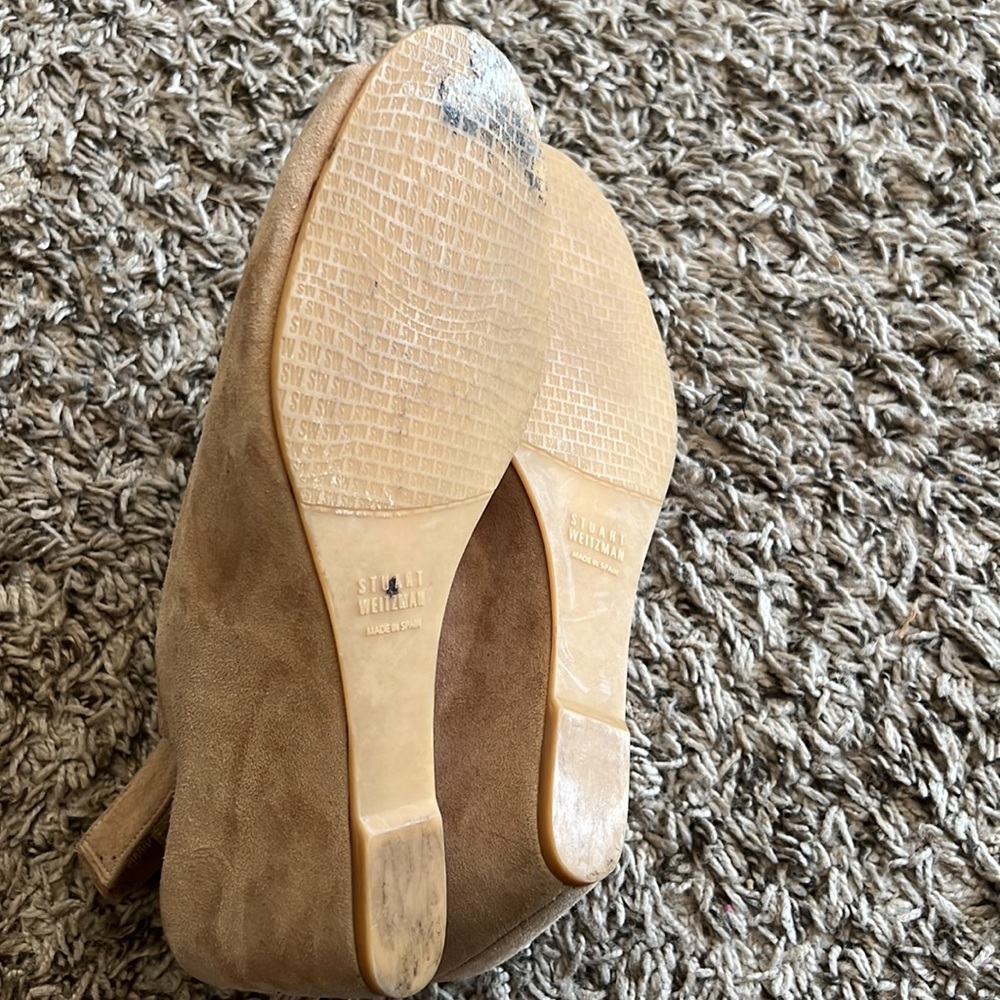 STUART WEITZMAN
Suede Wedge Sandals Size 9 - Picture 14 of 15
